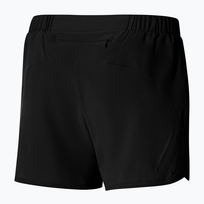 Pantaloncini da corsa da donna Mizuno Aero 4.5 nero 2