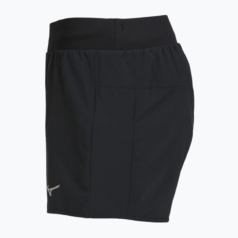 Pantaloncini da corsa da donna Mizuno Alpha 4.5 nero 3