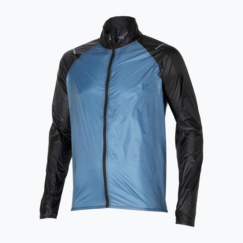 Giacca da corsa Mizuno Aero blu cenere da uomo 4