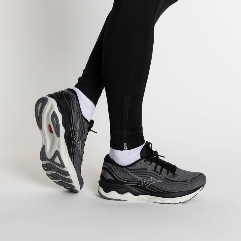 Scarpe da corsa da uomo Mizuno Wave Skyrise 4 grigio J1GC230902 2