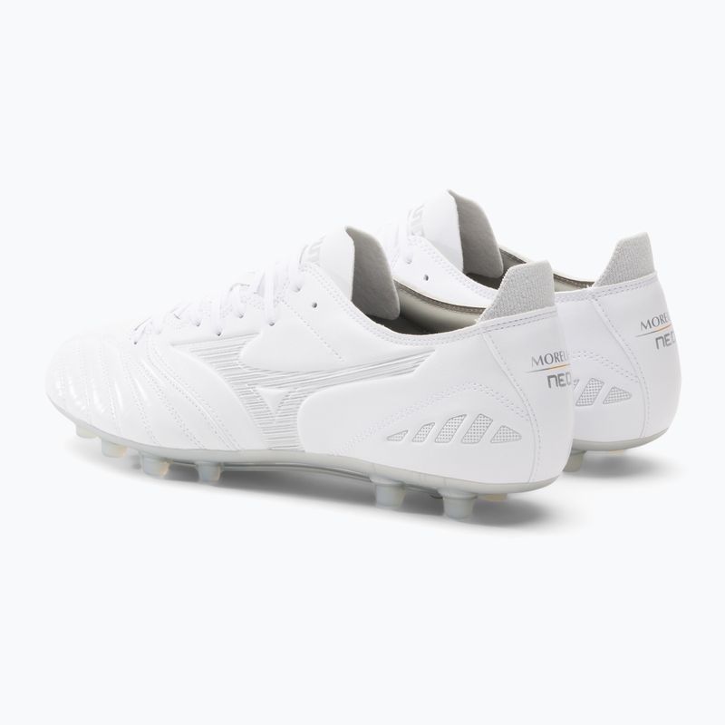 Scarpe da calcio Mizuno Morelia Neo III Pro AG bianco P1GA238404 3