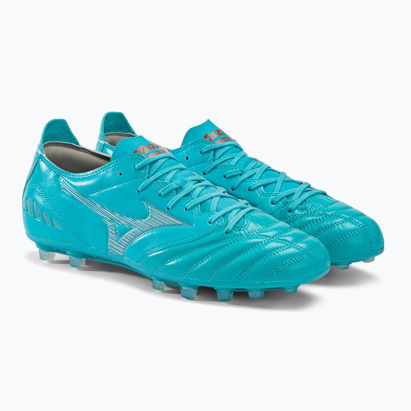 Scarpe da calcio Mizuno Morelia Neo III Pro AG blu P1GA238425 4
