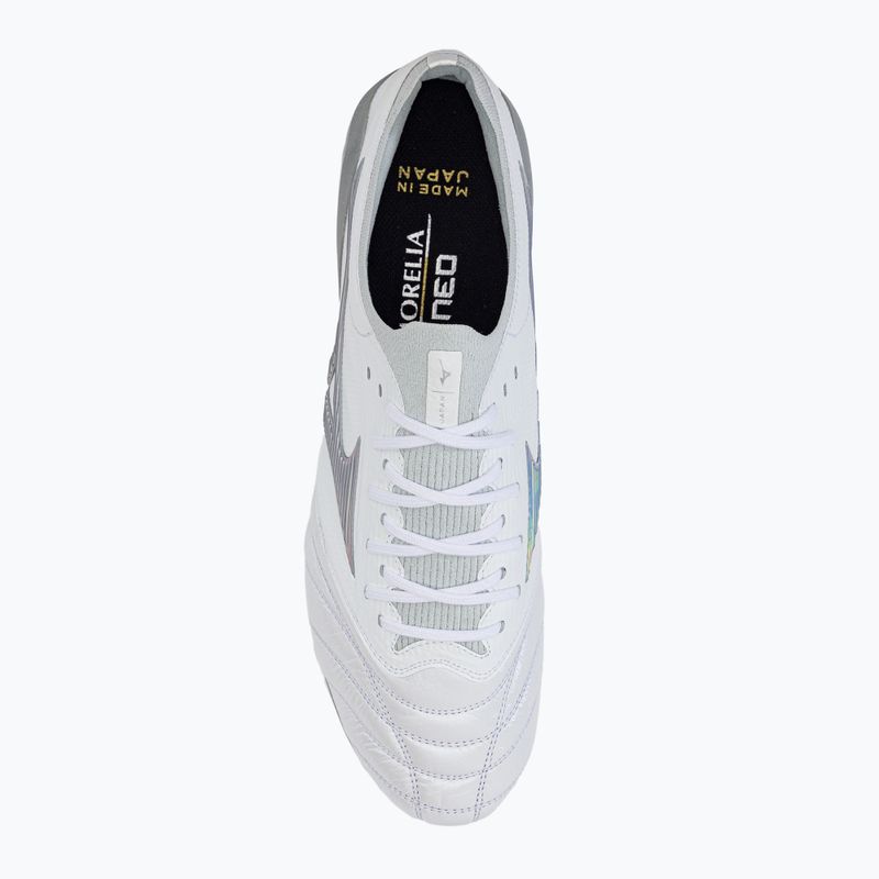 Scarpe da calcio Mizuno Morelia Neo III Beta JP bianco P1GA239004 6