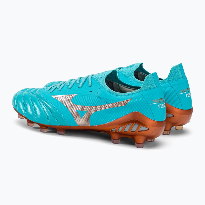 Scarpe da calcio Mizuno Morelia Neo III Beta Elite blu P1GA239125 3