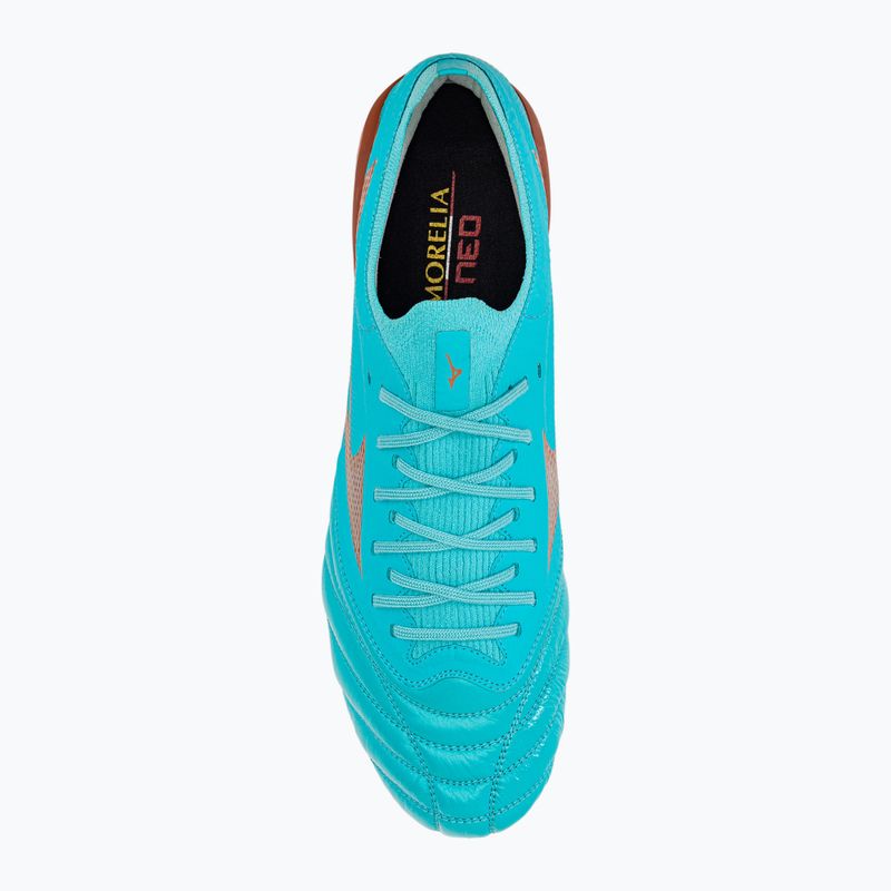 Scarpe da calcio Mizuno Morelia Neo III Beta Elite blu P1GA239125 6