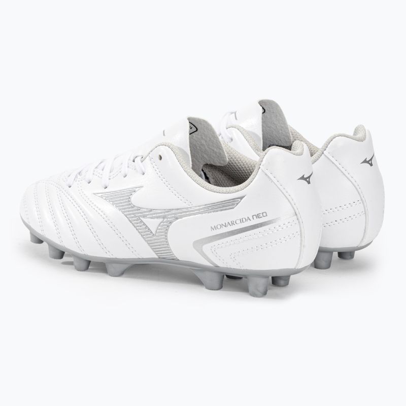 Scarpe da calcio Mizuno Monarcida Neo II Sel per bambini, bianco P1GB232504 3