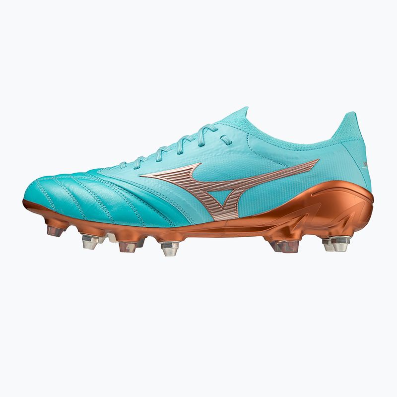 Scarpe da calcio Mizuno Morelia Neo III Beta JP MD blu P1GC239025 10