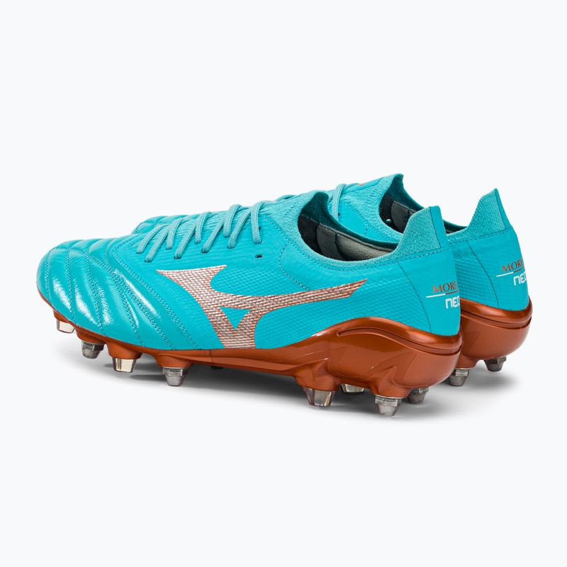 Scarpe da calcio Mizuno Morelia Neo III Elite M blu P1GC239125 3