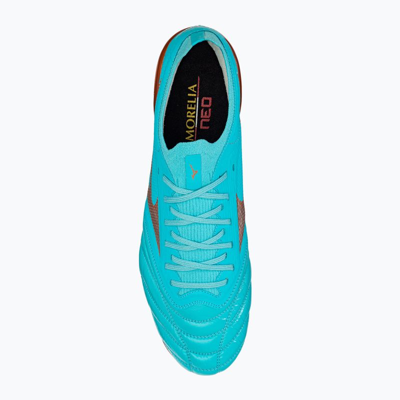 Scarpe da calcio Mizuno Morelia Neo III Elite M blu P1GC239125 6