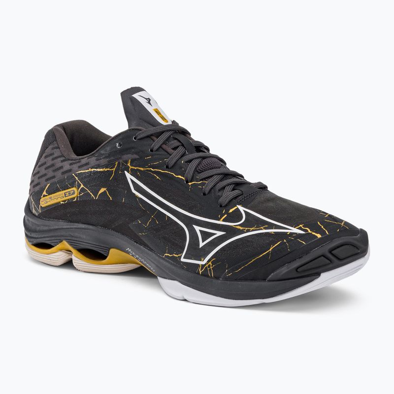 Scarpe da pallavolo da uomo Mizuno Wave Lightning Z7 nero oyster/mp gold/irongate