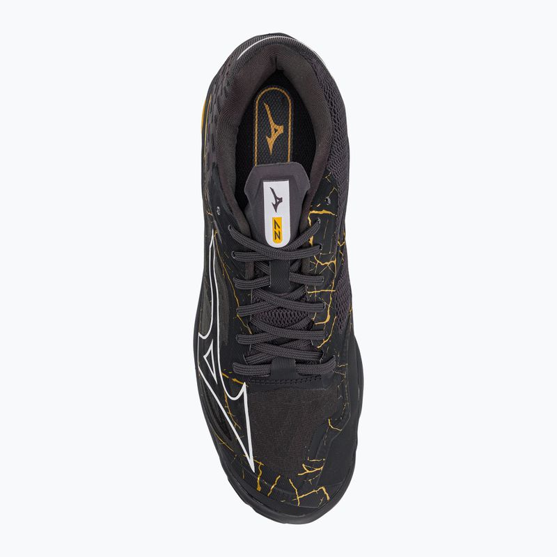 Scarpe da pallavolo da uomo Mizuno Wave Lightning Z7 nero oyster/mp gold/irongate 6