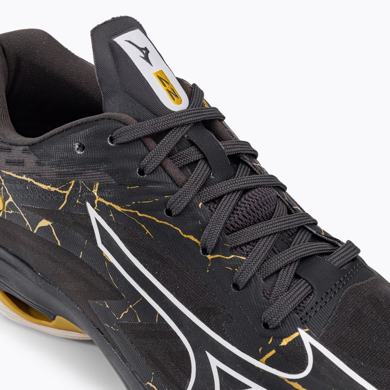 Scarpe da pallavolo da uomo Mizuno Wave Lightning Z7 nero oyster/mp gold/irongate 11