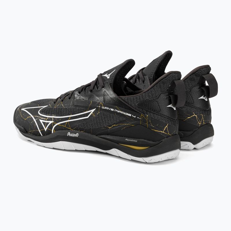 Scarpe da pallamano da uomo Mizuno Wave Mirage 4 nero X1GA215041 3