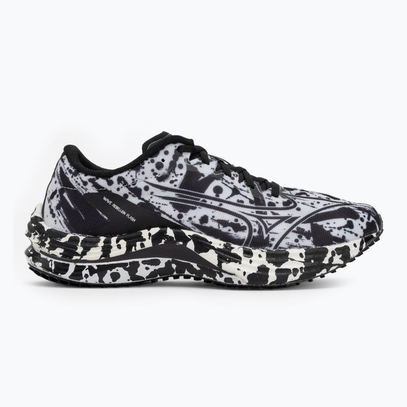 Scarpe da corsa da donna Mizuno Wave Rebellion Flash bianco/nero 2