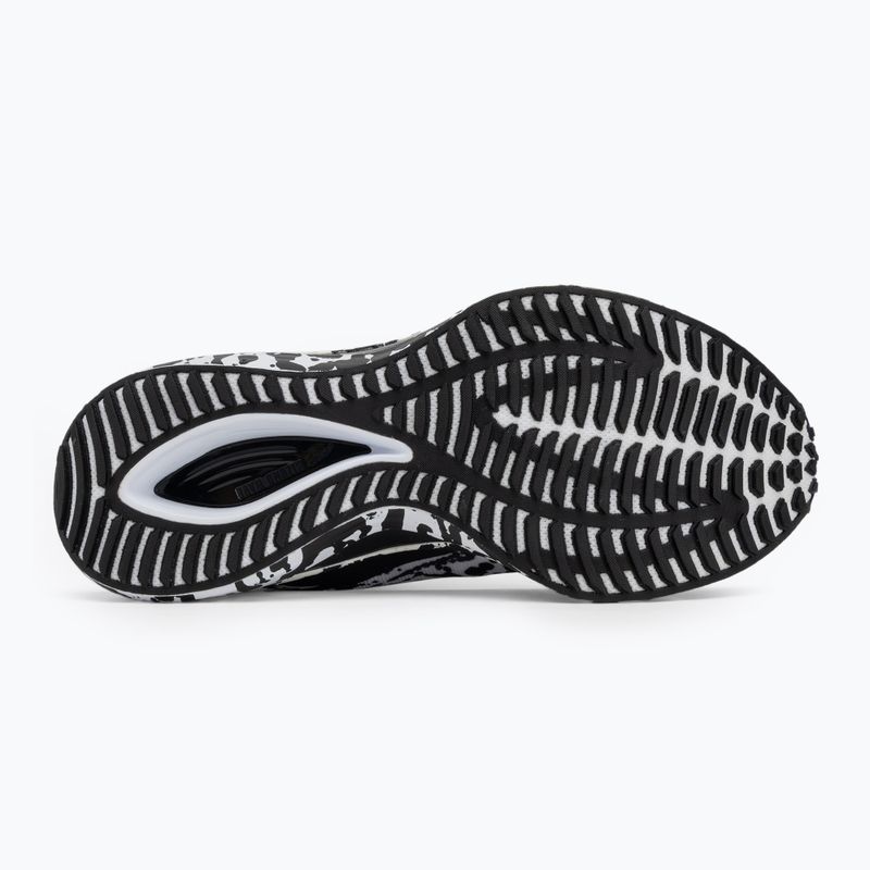 Scarpe da corsa da donna Mizuno Wave Rebellion Flash bianco/nero 4