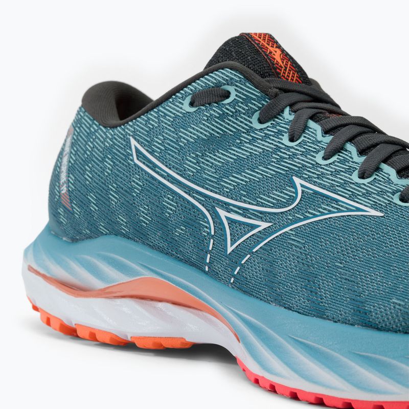Scarpe da corsa da uomo Mizuno Wave Inspire 19 blu J1GC234401 7
