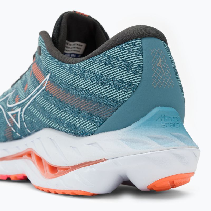 Scarpe da corsa da uomo Mizuno Wave Inspire 19 blu J1GC234401 8