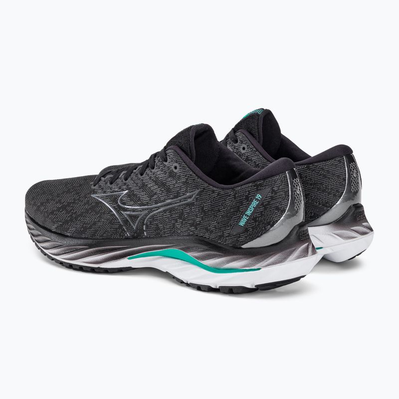 Scarpe da corsa da uomo Mizuno Wave Inspire 19 nero J1GC234402 3