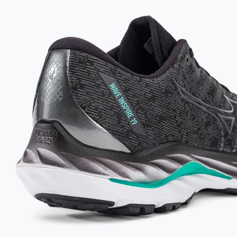 Scarpe da corsa da uomo Mizuno Wave Inspire 19 nero J1GC234402 8
