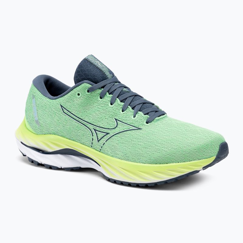 Scarpe da corsa da uomo Mizuno Wave Inspire 19 909c/blu cina/verde camoscio