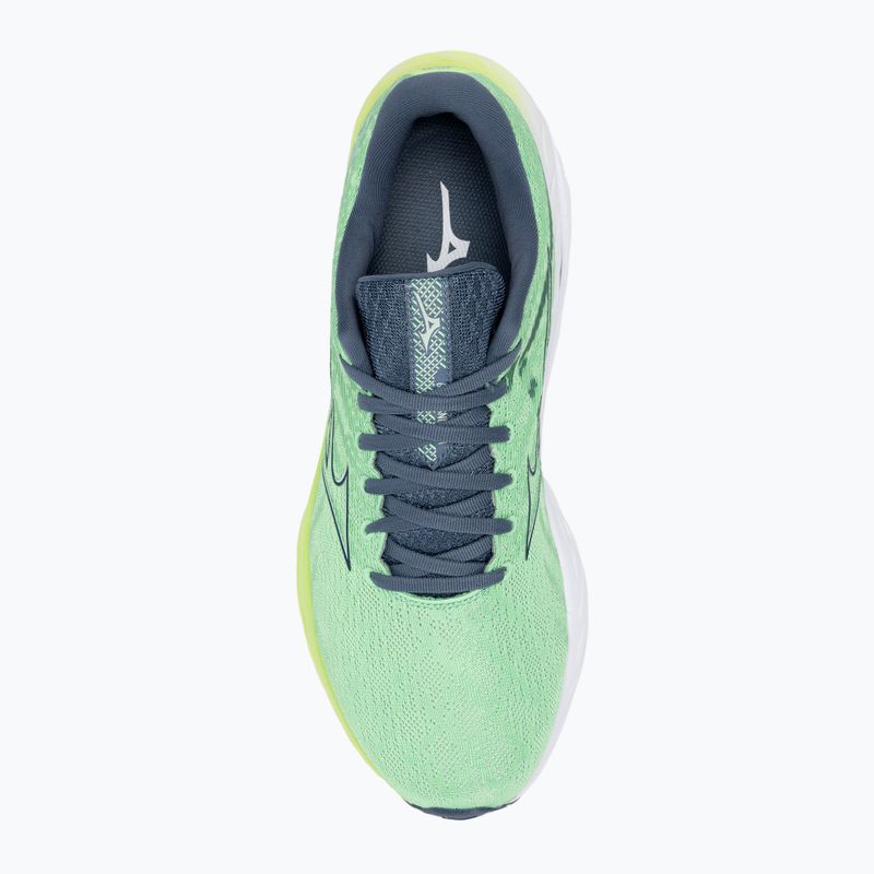 Scarpe da corsa da uomo Mizuno Wave Inspire 19 909c/blu cina/verde camoscio 6