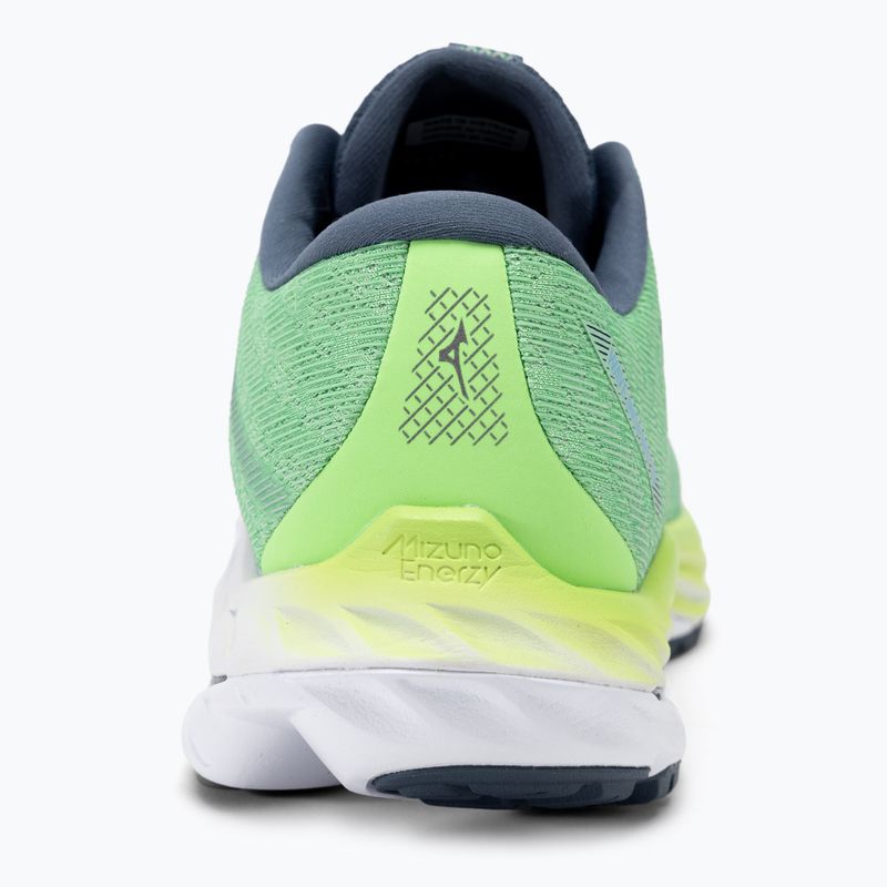 Scarpe da corsa da uomo Mizuno Wave Inspire 19 909c/blu cina/verde camoscio 7