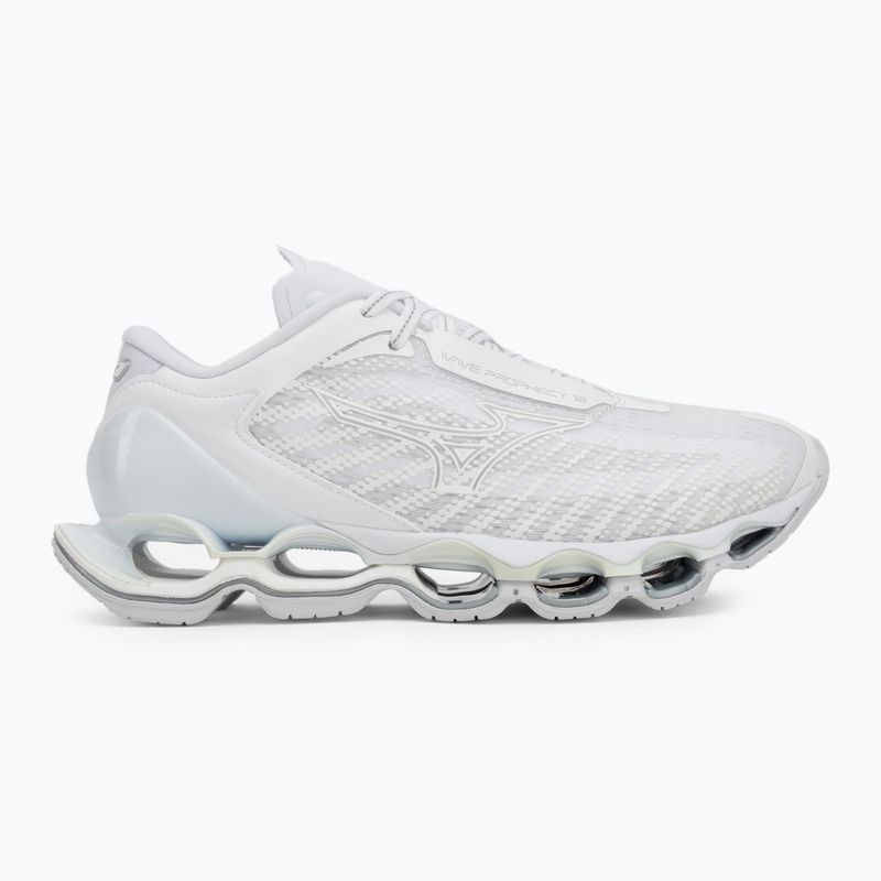 Scarpe da corsa da donna Mizuno Wave Prophecy 12 bianco/argento 2