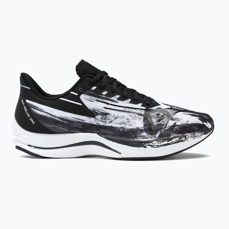 Scarpe da corsa da uomo Mizuno Wave Rebellion Sonic bianco/nero 2