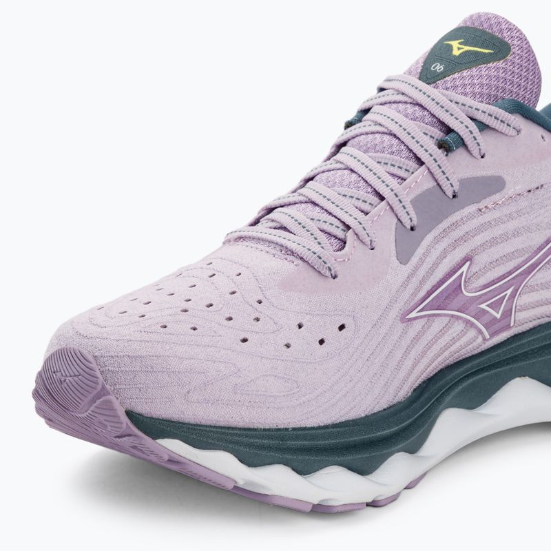 Scarpe da corsa da donna Mizuno Wave Sky 6 pastilac/bianco/blu Cina 7
