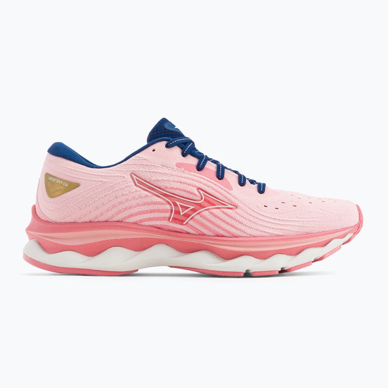 Scarpe da corsa da donna Mizuno Wave Sky 6 rosa J1GD220273 4