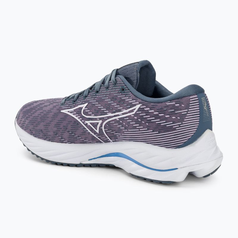 Scarpe da corsa da donna Mizuno Wave Rider 26 glicine/bianco/blu Cina 3