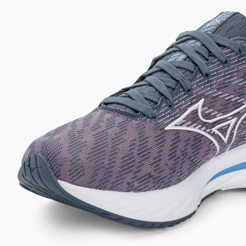 Scarpe da corsa da donna Mizuno Wave Rider 26 glicine/bianco/blu Cina 7