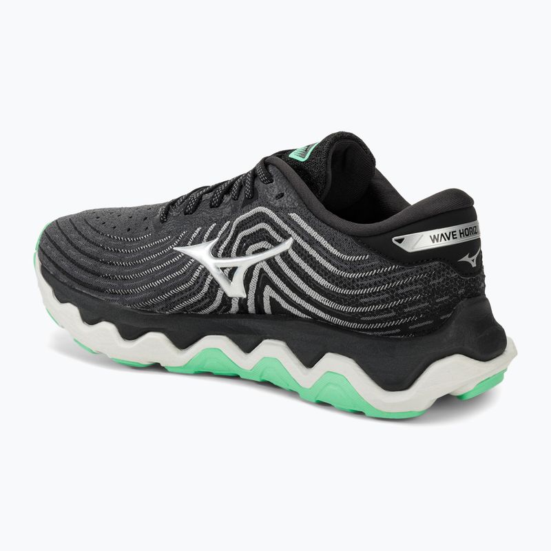 Scarpe da corsa da donna Mizuno Wave Horizon 6 irongate/silv/springbud 3