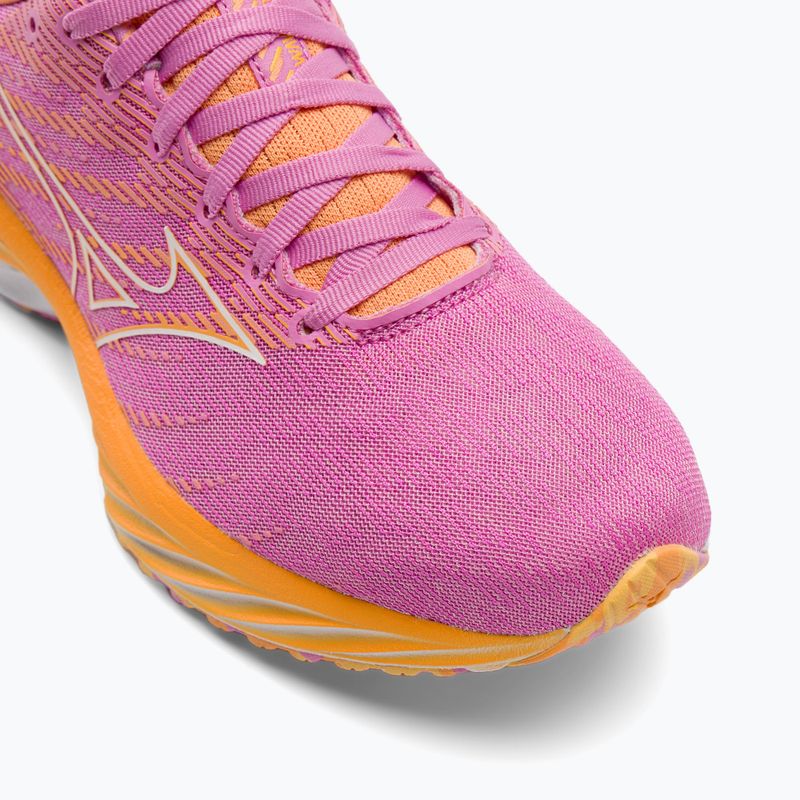Scarpe da corsa da donna Mizuno Wave Rider 26 Roxy ciclamino/bianco/mockorang 8