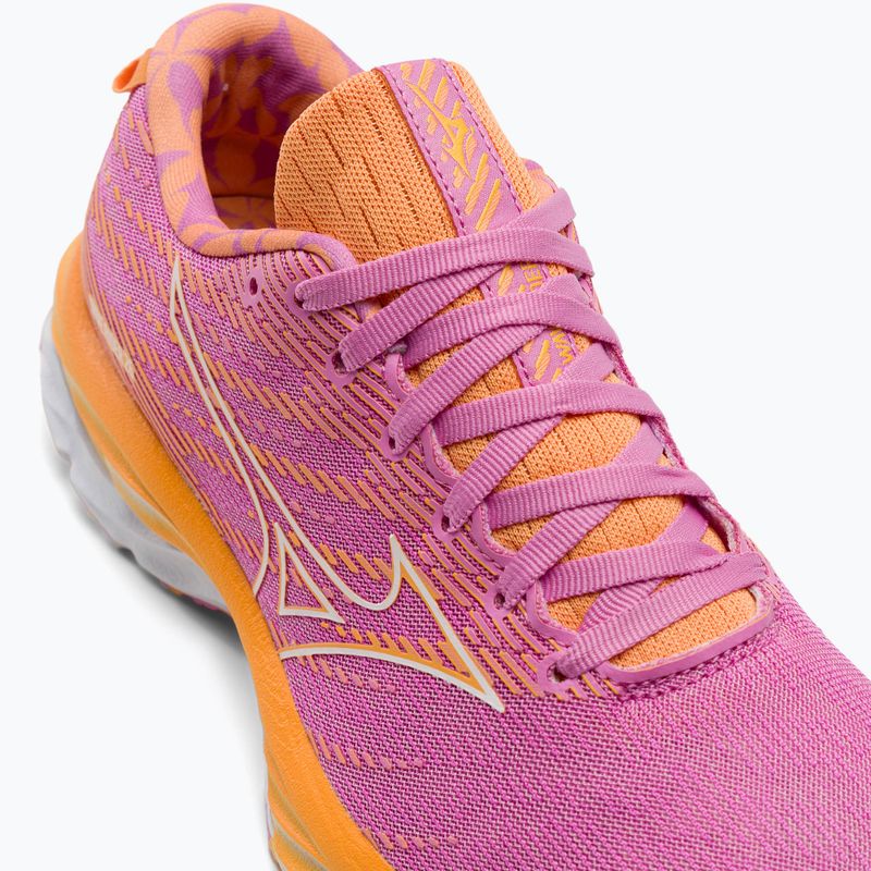 Scarpe da corsa da donna Mizuno Wave Rider 26 Roxy ciclamino/bianco/mockorang 9