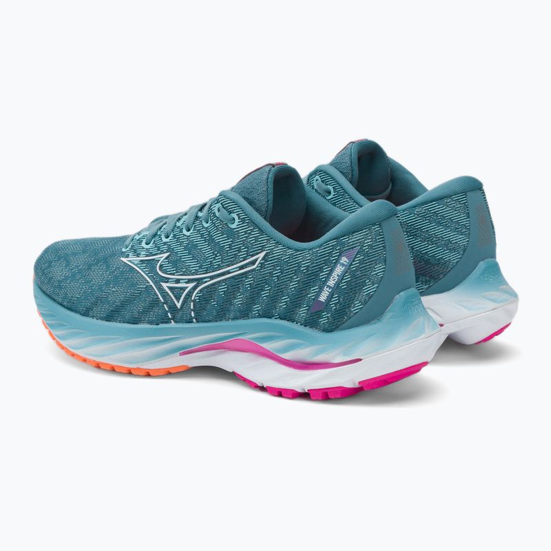 Scarpe da corsa da donna Mizuno Wave Inspire 19 blu J1GD234421 3