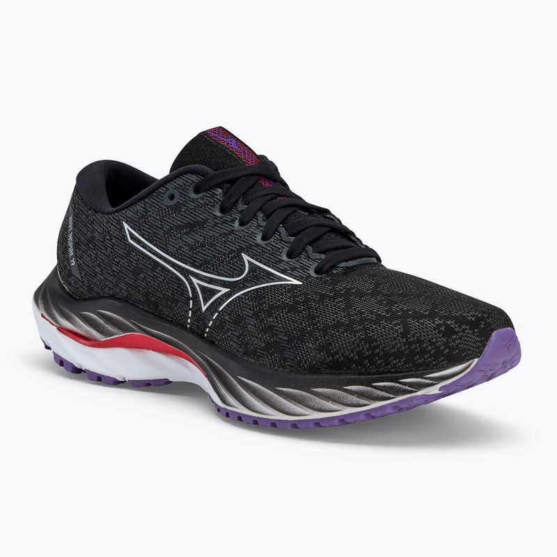 Scarpe da corsa da donna Mizuno Wave Inspire 19 nero/ argento/ bitsweet