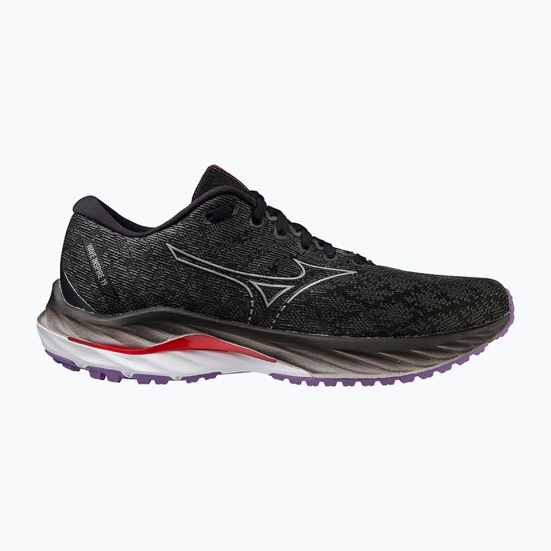 Scarpe da corsa da donna Mizuno Wave Inspire 19 W nero/ argento/ bitsweet 9
