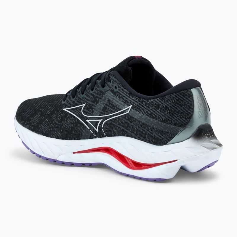 Scarpe da corsa da donna Mizuno Wave Inspire 19 W nero/ argento/ bitsweet 3