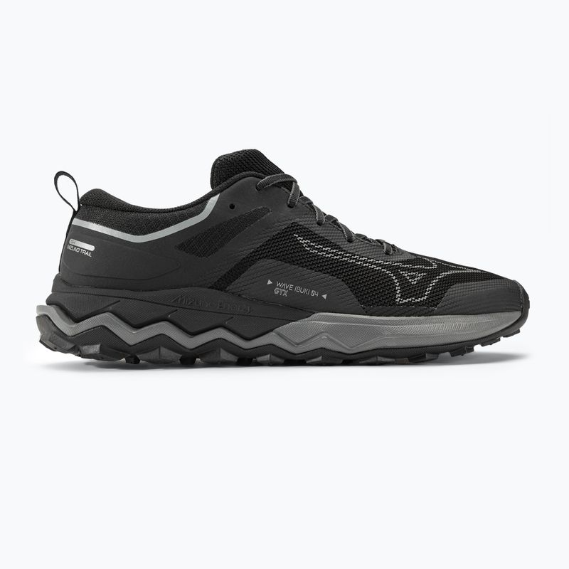 Scarpe da corsa uomo Mizuno Wave Ibuki 4 GTX nero/grigio metallizzato/ombra scura 3