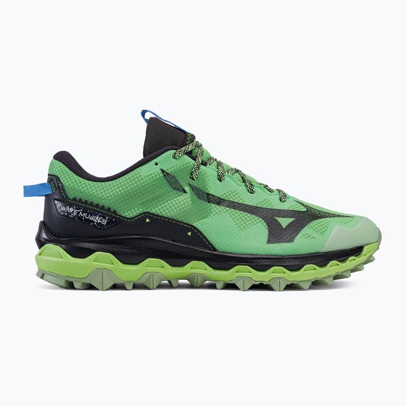 Scarpe da corsa da uomo Mizuno Wave Mujin 9 verde J1GJ227052 2