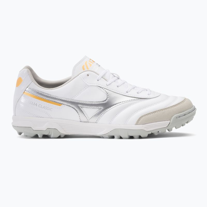 Scarpe da calcio Mizuno Morelia Sala Classic TF bianco/argento/oro uomo 2