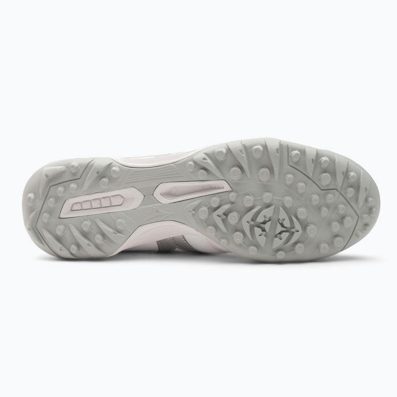 Scarpe da calcio Mizuno Morelia Sala Classic TF bianco/argento/oro uomo 5