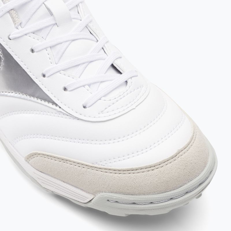 Scarpe da calcio Mizuno Morelia Sala Classic TF bianco/argento/oro uomo 7