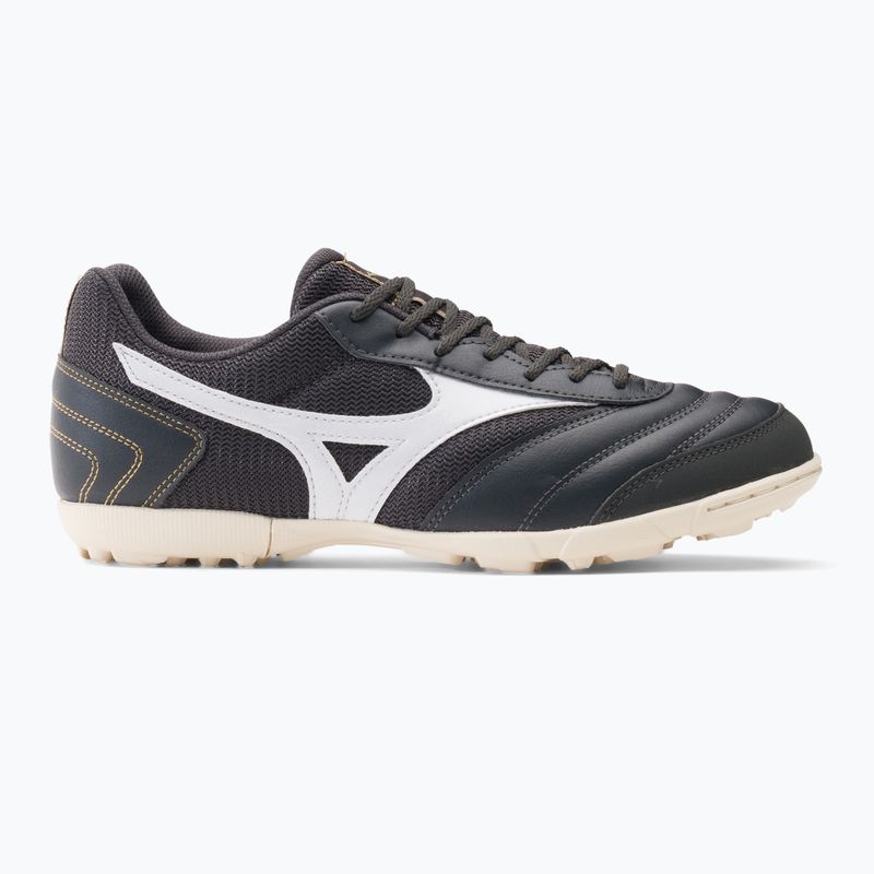 Scarpe da calcio da uomo Mizuno Morelia Sala Club TF nero oyster/bianco 2