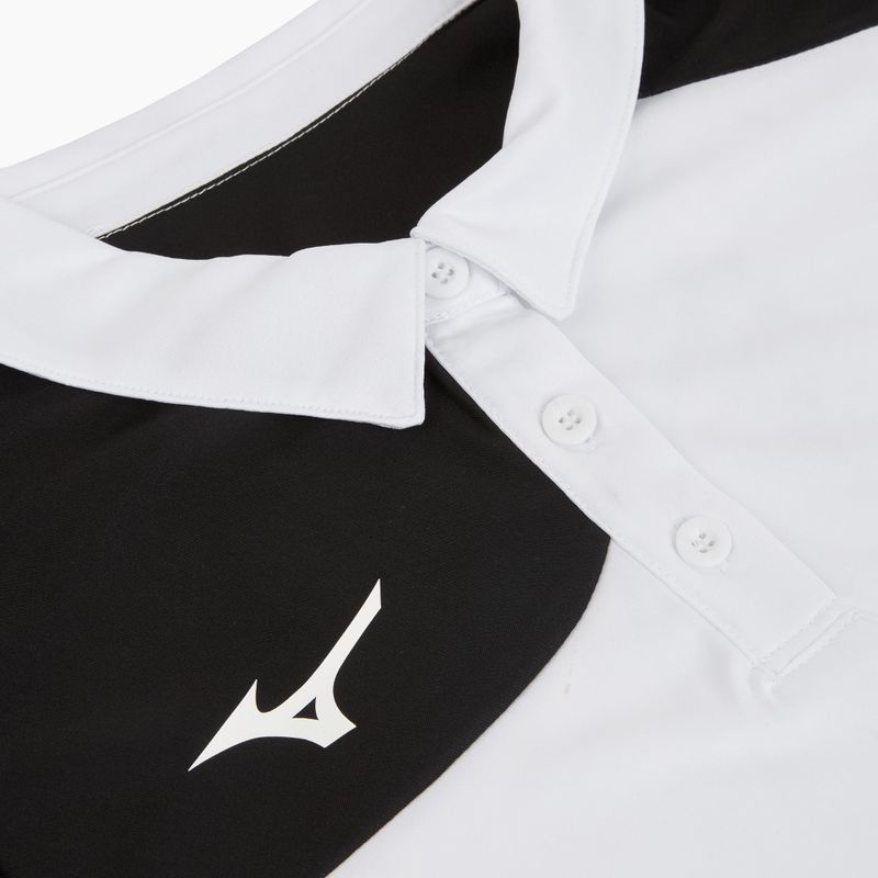Polo da donna Mizuno Kobe Polo white/black 3