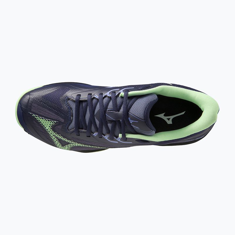 Scarpe da padel da uomo Mizuno Wave Exceed Light 2 Padel sera blu/patina verde/lolite 9