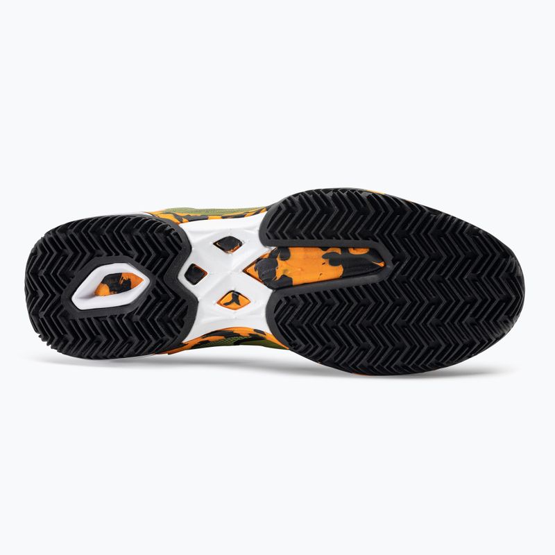Scarpe Mizuno Wave Exceed Light 2 Padel da uomo verde callista/arancio vibrante/nero 5
