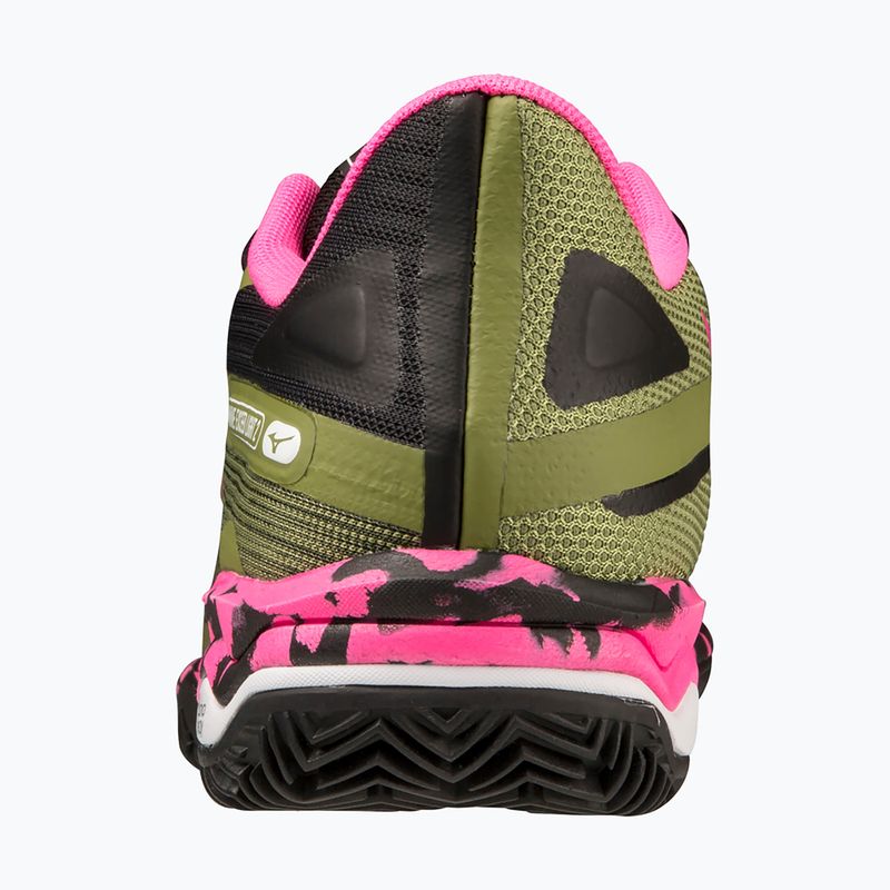 Scarpe da padel donna Mizuno Wave Exceed Light 2 Padel calliste verde/rosa glo/nero 10