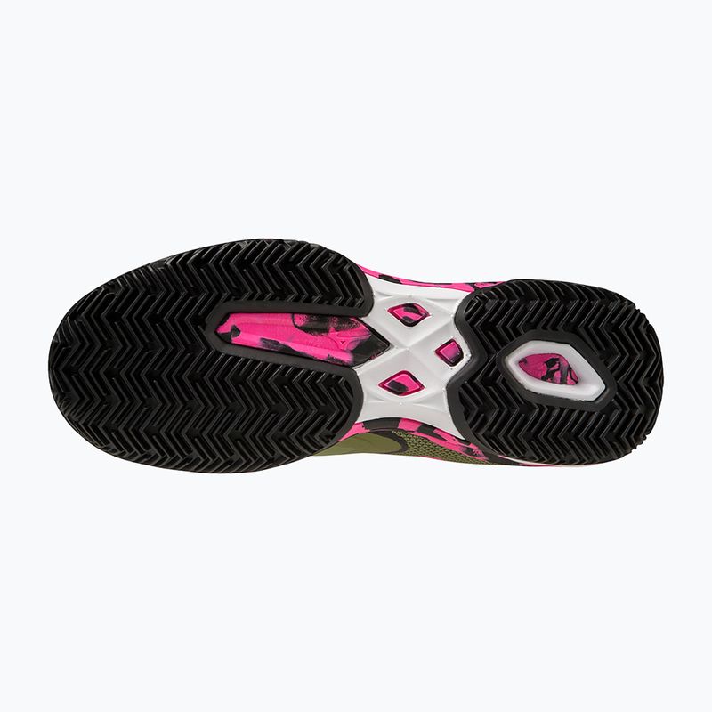 Scarpe da padel donna Mizuno Wave Exceed Light 2 Padel calliste verde/rosa glo/nero 11